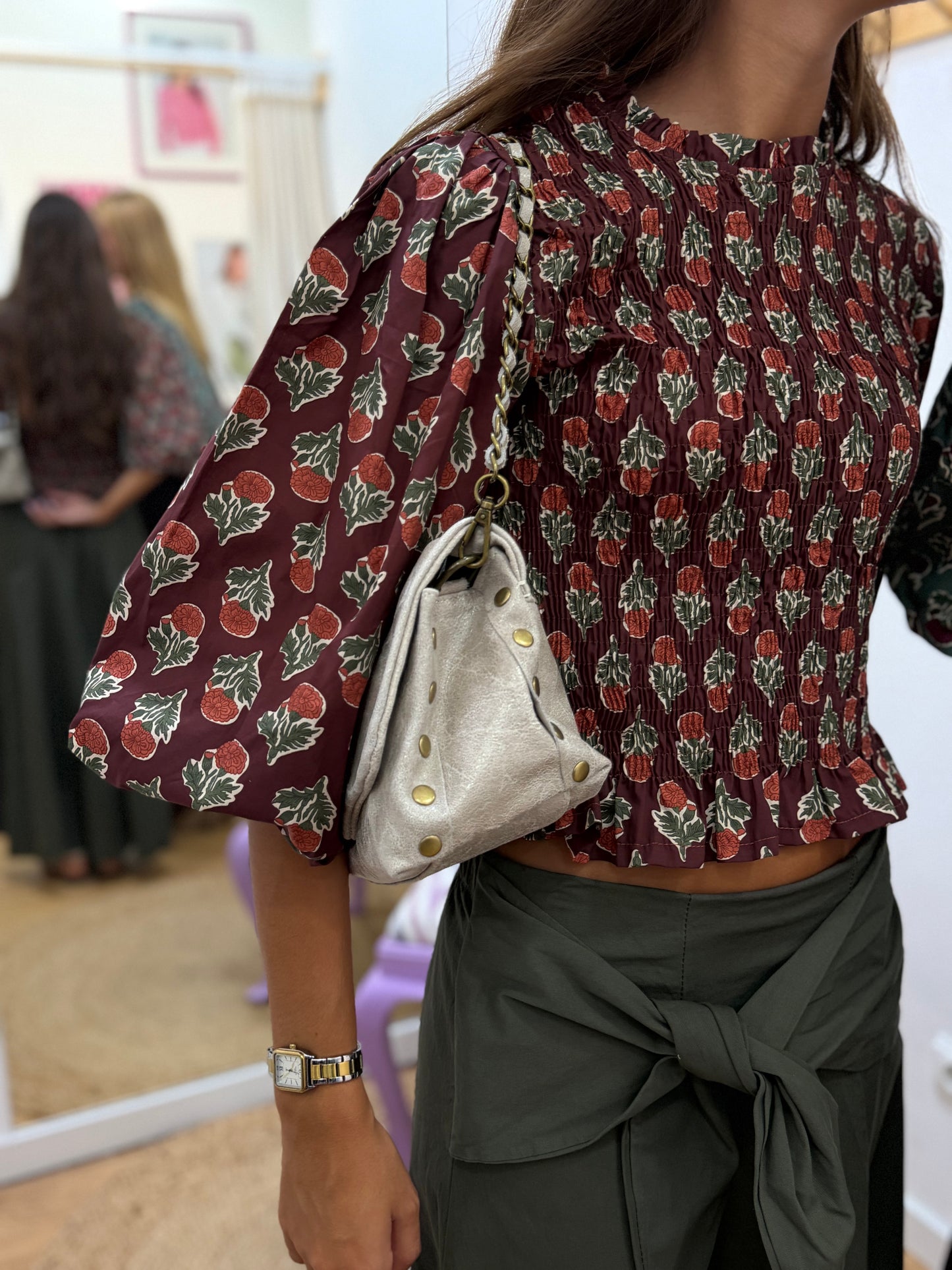 Blusa com Manga Balão