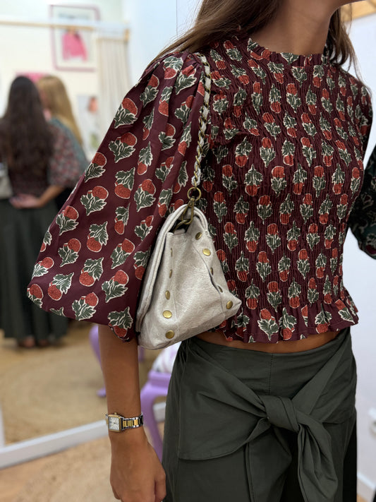 Blusa com Manga Balão