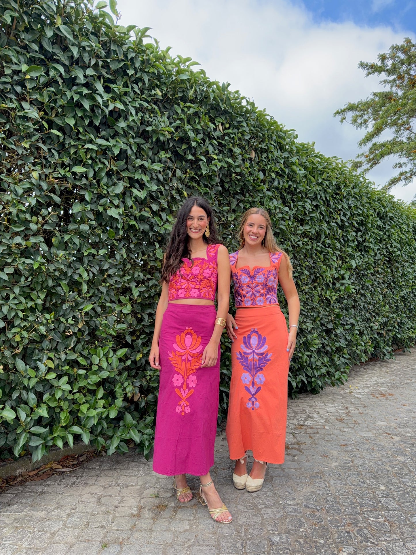 Conjunto com Padrão Floral