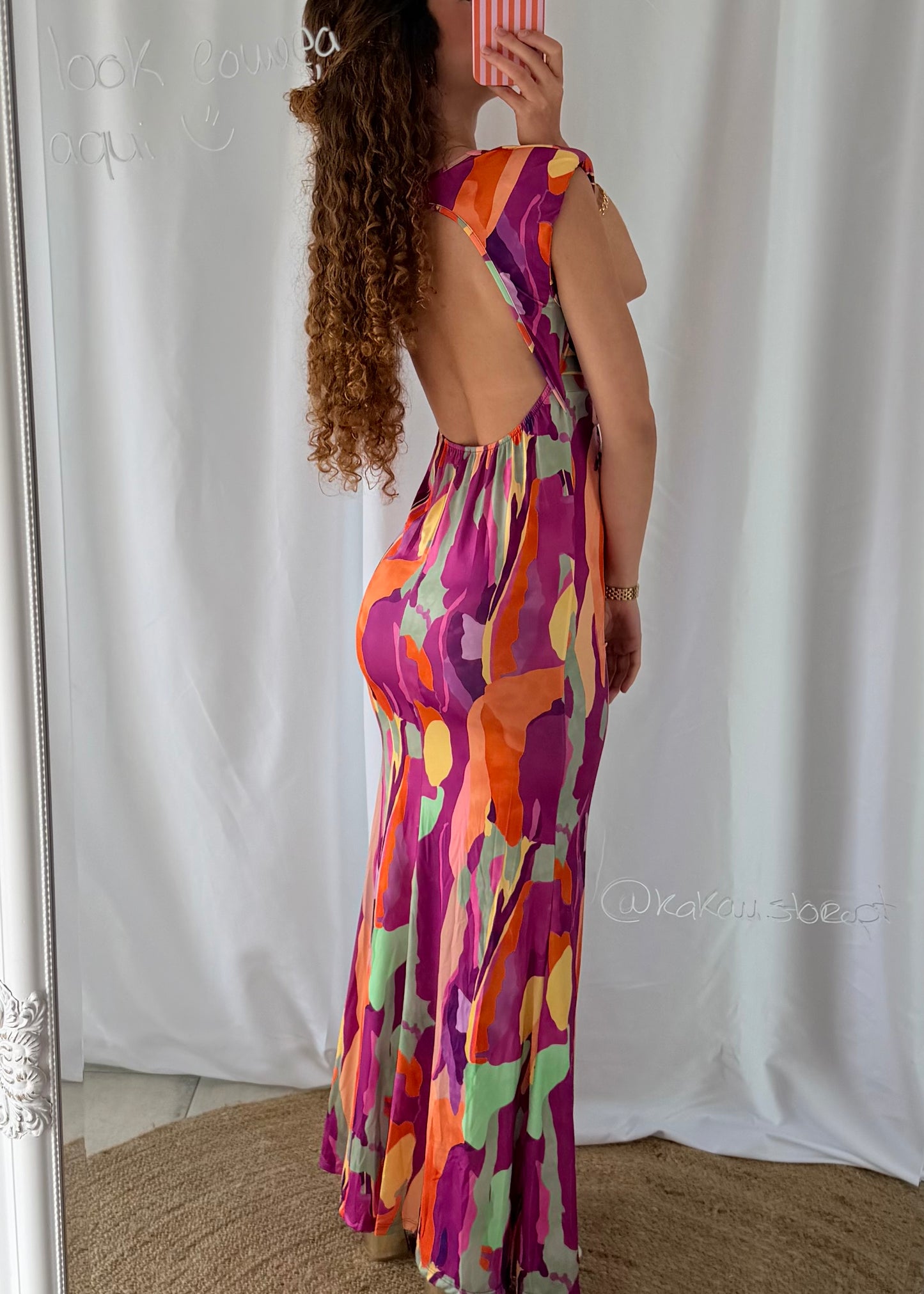 Vestido Multicor