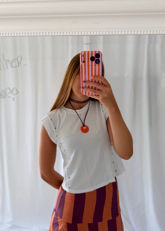 Top com Tachas
