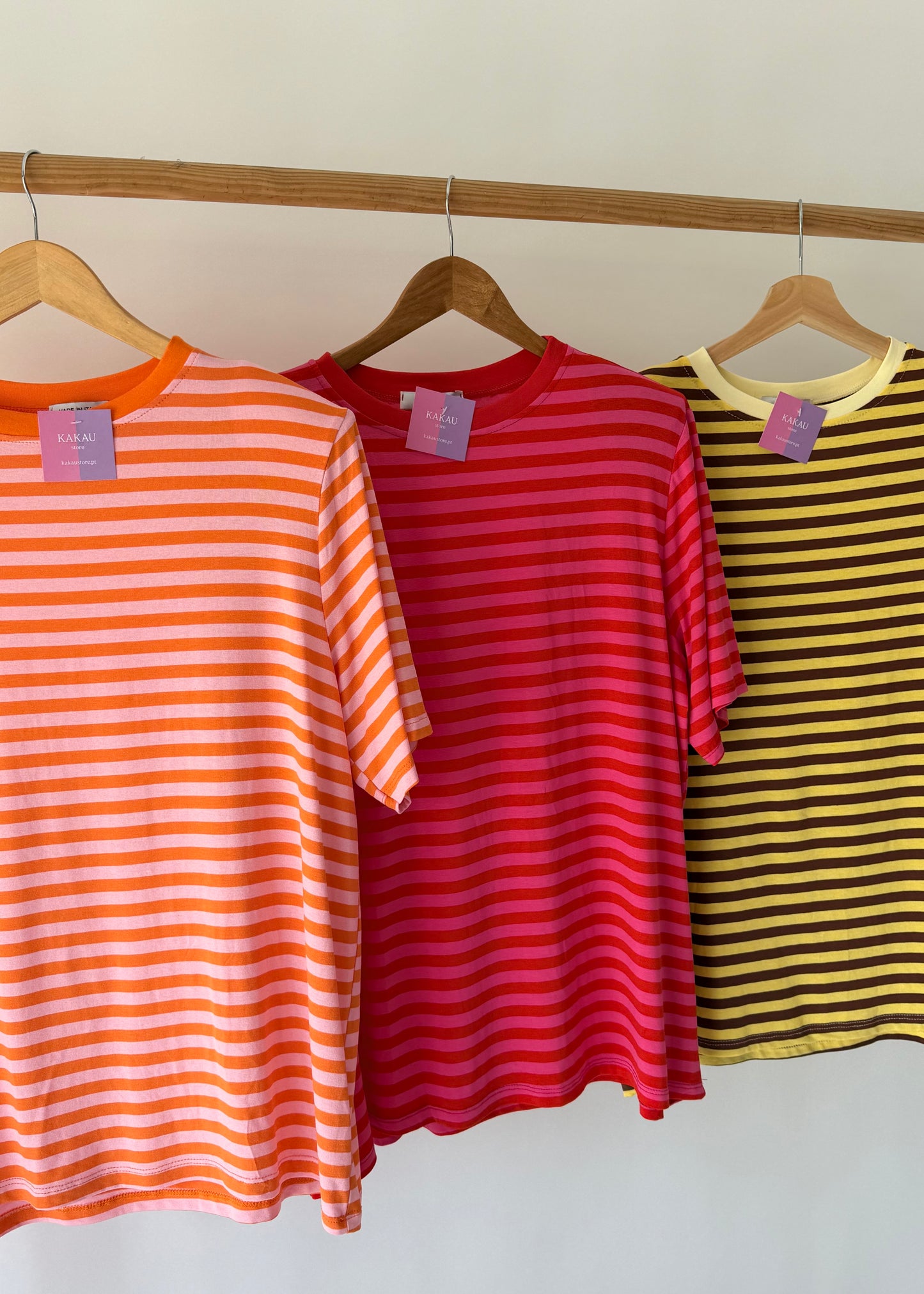 T-shirt Oversize | Laranja, Vermelho e Amarelo | S ao L | Kakau Store